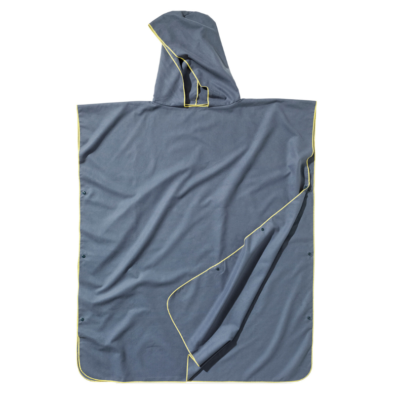 Apsiaustas Cocoon Microfiber Towel Poncho Ultralight - Pilka
