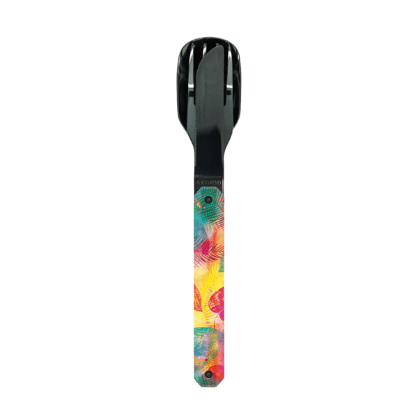 Įrankių rinkinys Akinod Straight Cutlery 12H34 - Žaliai oranžinė