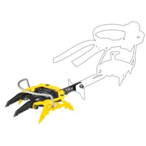Atsarginė dalis katėms Grivel Spare Cramp G22+ COM Front Parts 2x