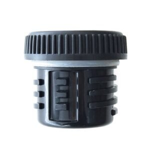 Gertuvės kamštelis Laken BLACK SCREW CAP FOR BASIC STEEL BOTTLE