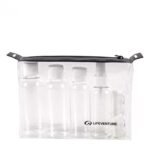 Kelioninių plastikinių buteliukų rinkinys Lifeventure Flight Bottle Set