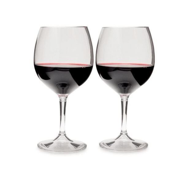 Kelioninių raudono vyno taurių rinkinys GSI Outdoors Nesting Red Wine Glass Set - Image 3