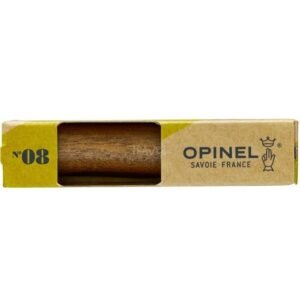 Opinel peilis Nr.8  riešutmedžio rankena dėžutėje