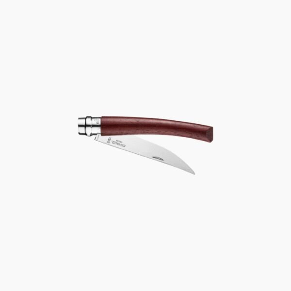 Kišeninis peilis plonais ašmenimis Opinel Nr.10 Afrikietiško koralmedžio rankena - Image 3