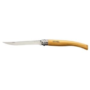 Kišeninis peilis plonais ašmenimis Opinel Nr.12 Alyvmedžio rankena