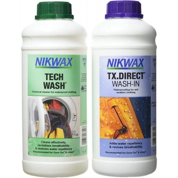 Komplektas Nikwax TECH WASH 1l + TX.DIRECT 1l