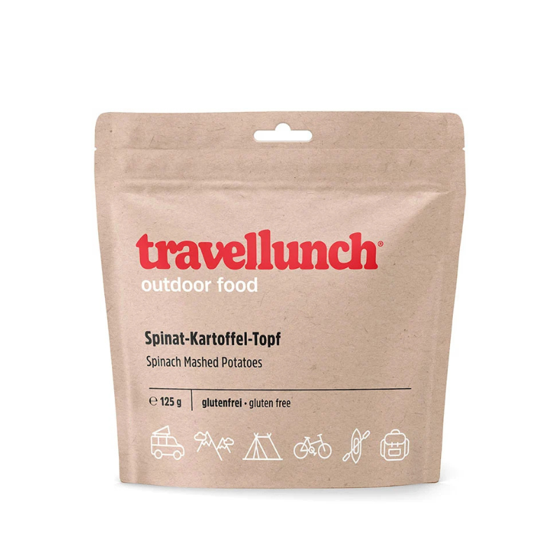 Nr.50 Maistas kelionėms Travellunch bulvių košė su špinatais 125 g.