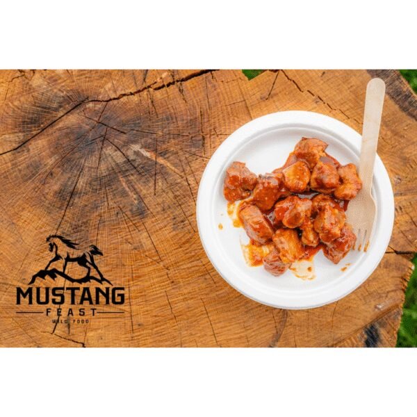 Nr.92 Maistas kelionėms MustangFeast kiaulienos sprandinė BBQ su česnakine bulvių koše + brownie pyragas - Image 5