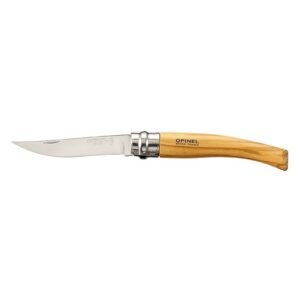 Opinel peilis Nr.8 plonais ašmenimis - alyvmedžio rankena