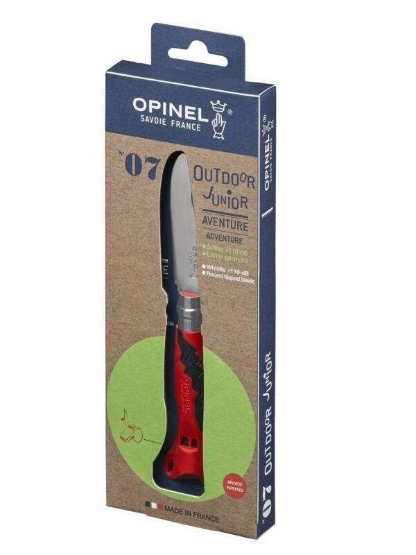 Vaikiškas peilis Opinel Outdoor Junior Nr. 7 chaki rankena - Image 2