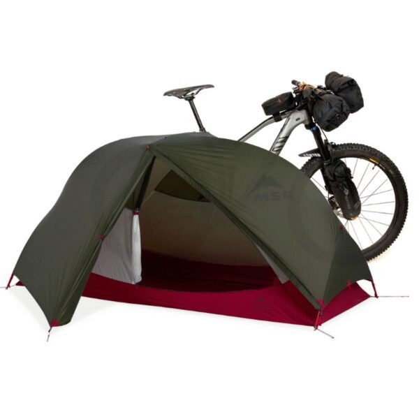 Vienvietė palapinė ant dviračio MSR Hubba Hubba Bikepack 1 - Image 3