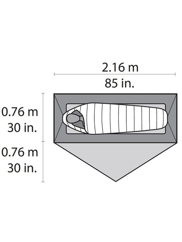 Vienvietė palapinė MSR Hubba NX - Image 6